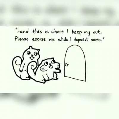 Thanks, I hate squirrels depositing nut