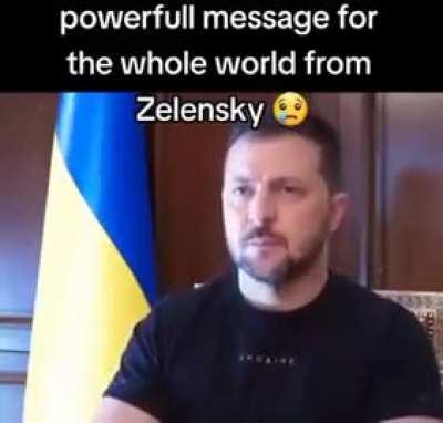 Zelenskyy makes an inspiring call to western leaders 🥺 🙏🙏