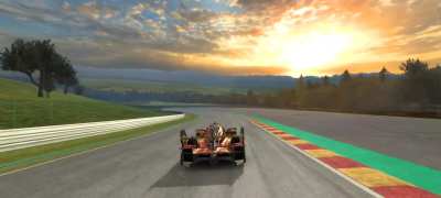 Beautiful Sunset Lap in Spa (LMH Ferrari 499P)