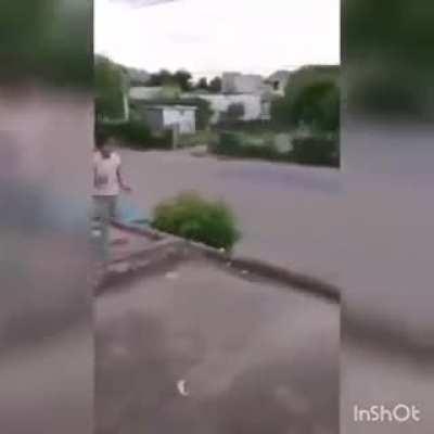 Tifu by forgetting that I was on a roof.