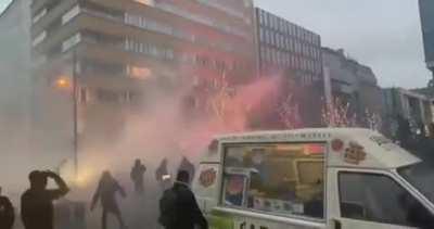 The waffle salesman grind never stops 💪💪💪