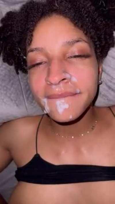 Everytime I get drunk I end up with cum on my face