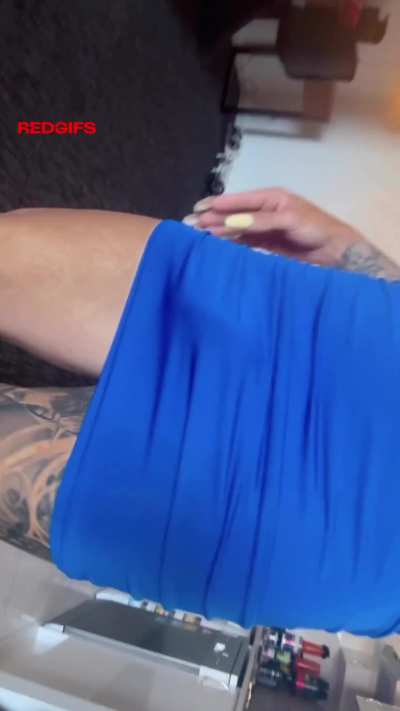 first dirty word youll say when i pull my panties down and show my cock