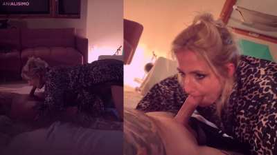 I woke him up like this