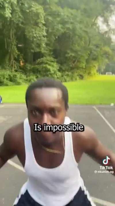 Imagine someone quoting scripture while saucing you in basketball credit to the owner 