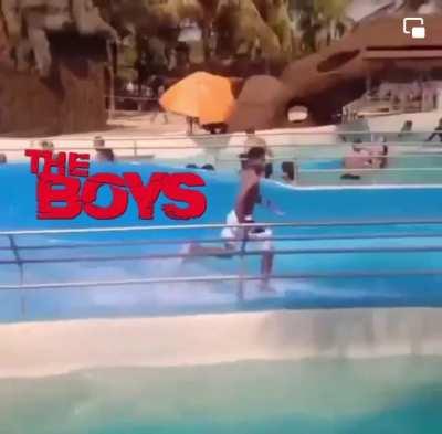 A train being a train