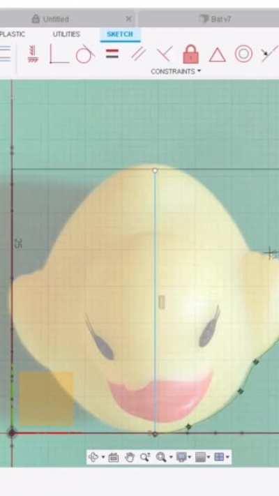 We used canvas, splines, and surface lofts to prepare this rubber ducky for Halloween