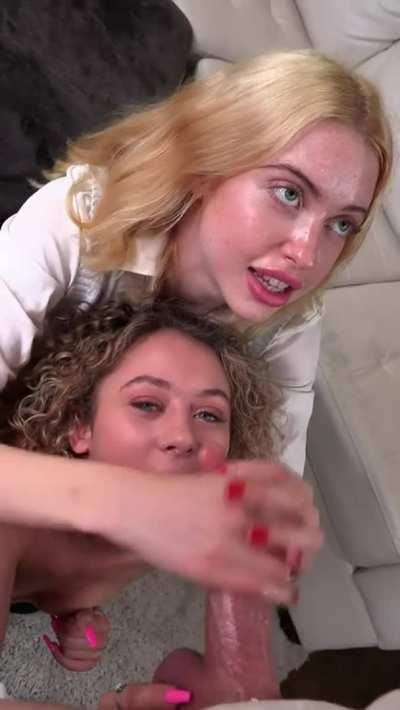 Giving Her Friend A Facial