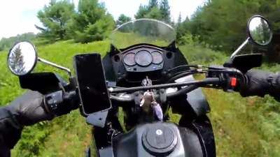 Just doing KLR things