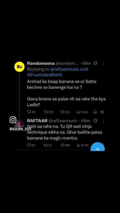 Full Raftaar vs Randomsena (with music 🤝)