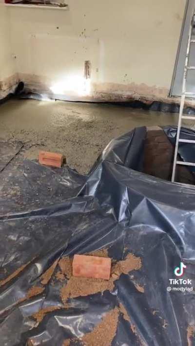 a family discovers a well in their home