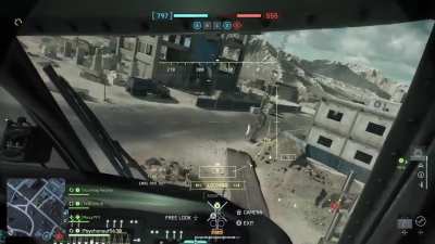 Flying helicopters in this game is a death trap