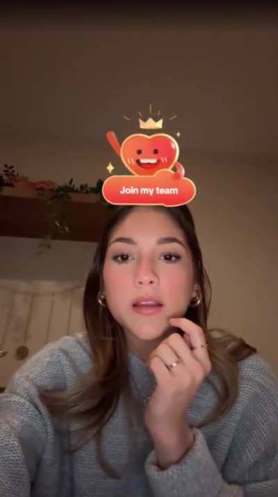 From her tiktok live