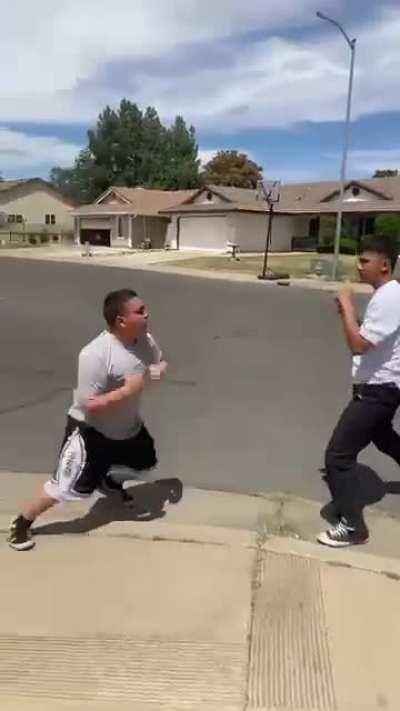 fight between me (short guy) and guy who talked shit