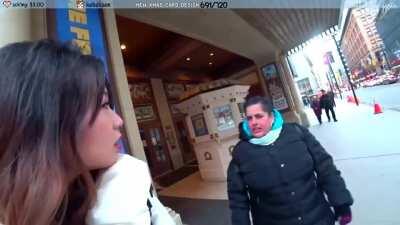 Can someone translate what was she saying