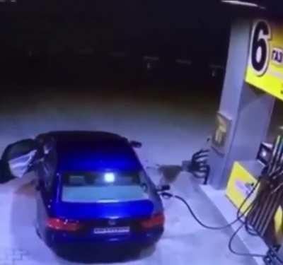 How do you forget you’re filling your car with gas