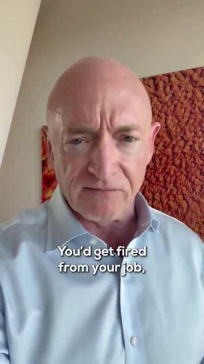 Sen. Mark Kelly: If you were in the United States military on active duty, and you did something like this... You'd get fired from your job, you might even get court-martialed for it... This is a clown show. That's how bad this is. It is so ridiculous. Th