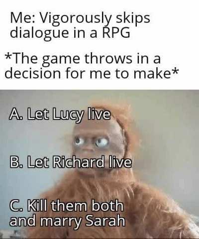 Who's Sarah and why do I have to kill Lucy