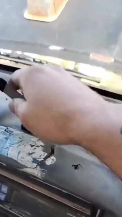 Easy way to drill through your dash