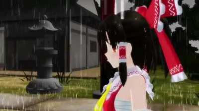 What did Reimu Hakurei see