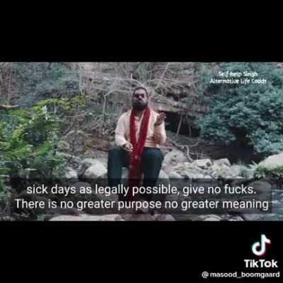 Focus on what’s important. Wisdom from Self-help Singh: