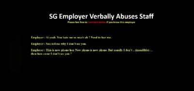 Sadly this is an extremely common culture in our small medium local companies.