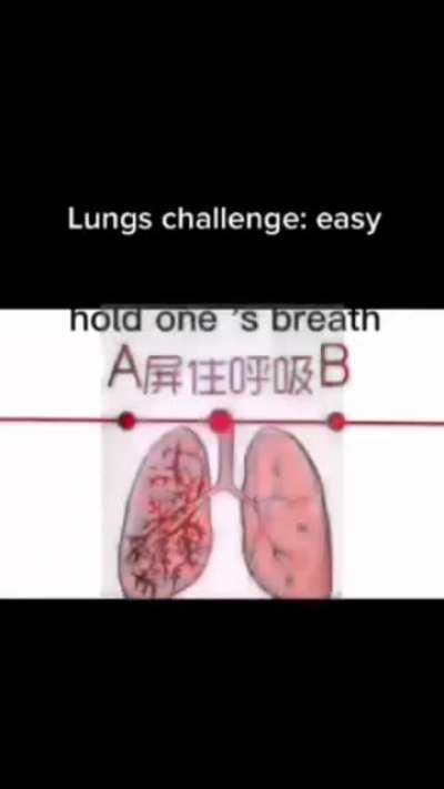 Hold your breath challenge