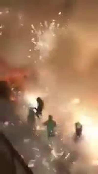 When fireworks don't go as planned