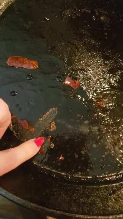 is there such a thing as an over seasoned cast iron? because my boyfriend has really gone for it