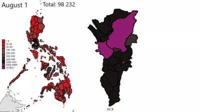 Anim na Buwan ng COVID-19 sa loob ng 100 segundo. Orihinal na gawa na inabot ng mga apat na buwan. (notes in the first comment)