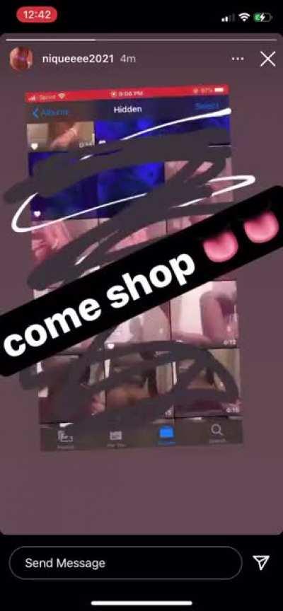 Someone go buy her stuff