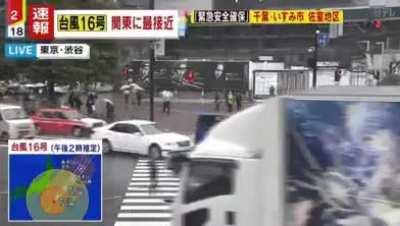 Suisei's Adtruck on Japanese TV