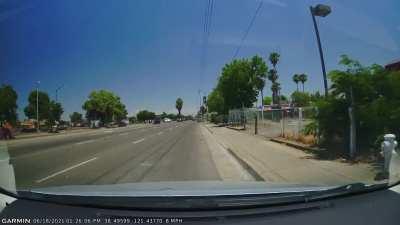 Oh look, they're going to pull ove- annnddd, they're gone...