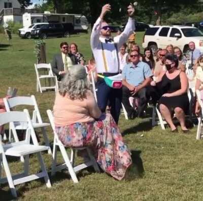 The perfect flower girl doesn’t exi...wait...he does!