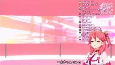 Sakura Miko meets Samuel Jackson