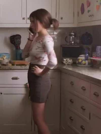 Anna Kendrick in a skirt