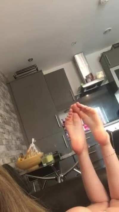 When she takes them socks off 🥵🥵