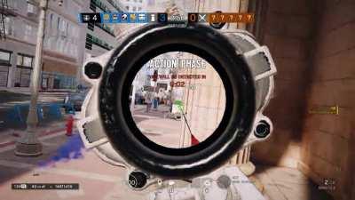 BOSG Double headshot with one bullet