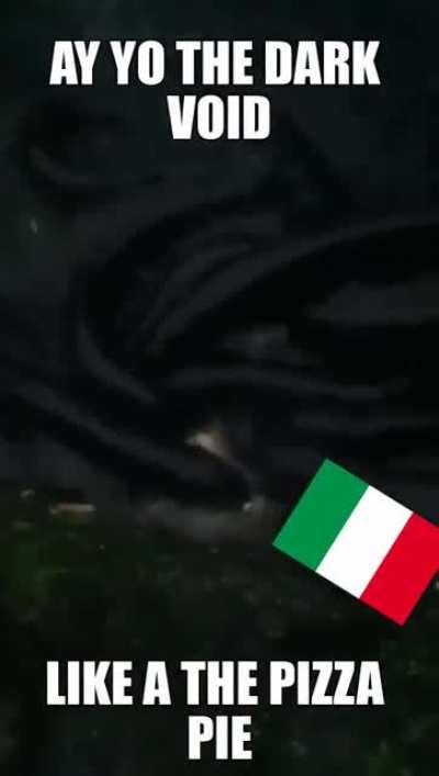 Live footage of the sea of void tendrils getting pizza