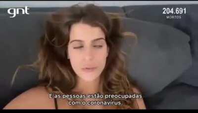 Essa mulher fez uma personagem usando o que as blogueiras falaram na pandemia