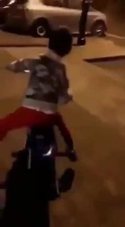HMFT after I try to ride a mini-bike
