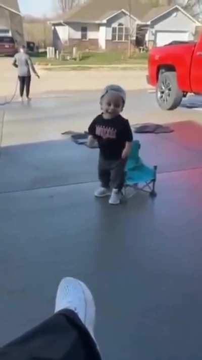 He learned this from his dad