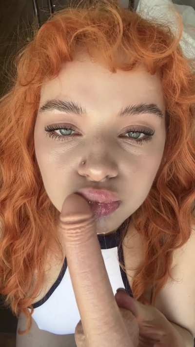 redheaded girls give the best blowjobs ;)