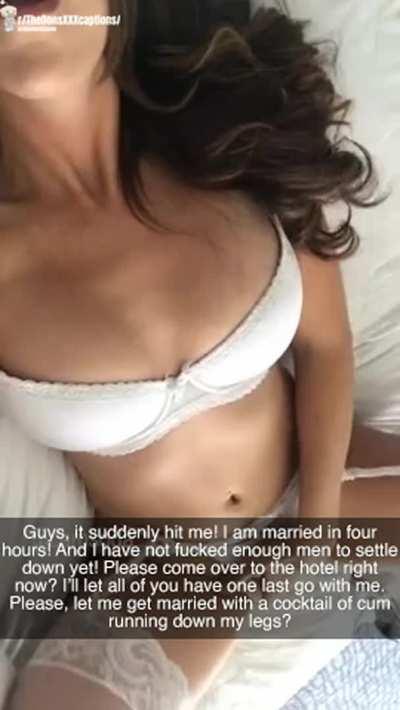 My best man showed me this message from my bride the day after our wedding