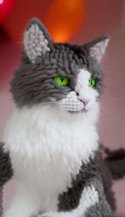 Video of my cat made with the woolitize model