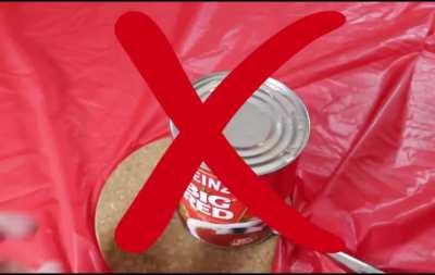 How to open a can