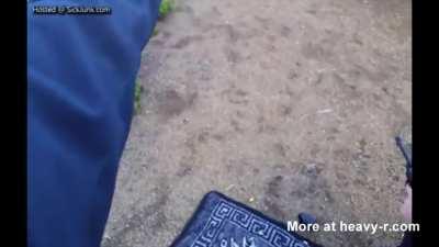 Couple at the shooting range