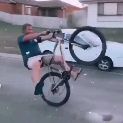 WCGW doing bike tricks