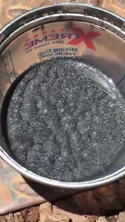 Paint reacting to thinner