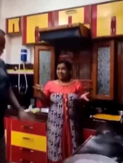 He walked into this one